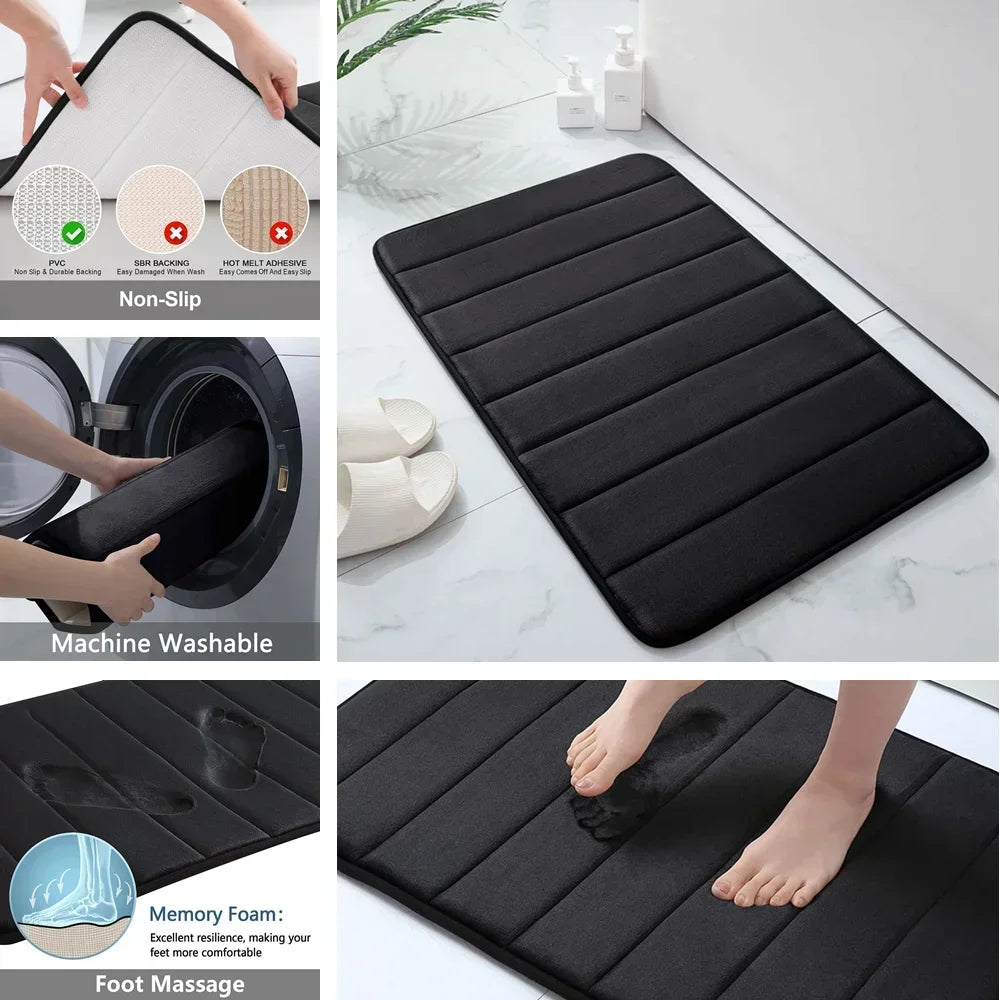 Zyphoraa™ Memory Foam Bath Mat Set