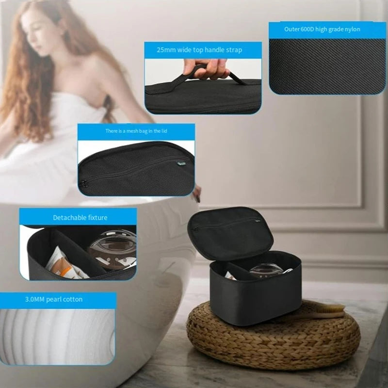 Waxing Kit Storage Bag For Tress Wellness Digital All-In-One Waxing Kit Travel Bag For Wax Warmer & Melting Pot