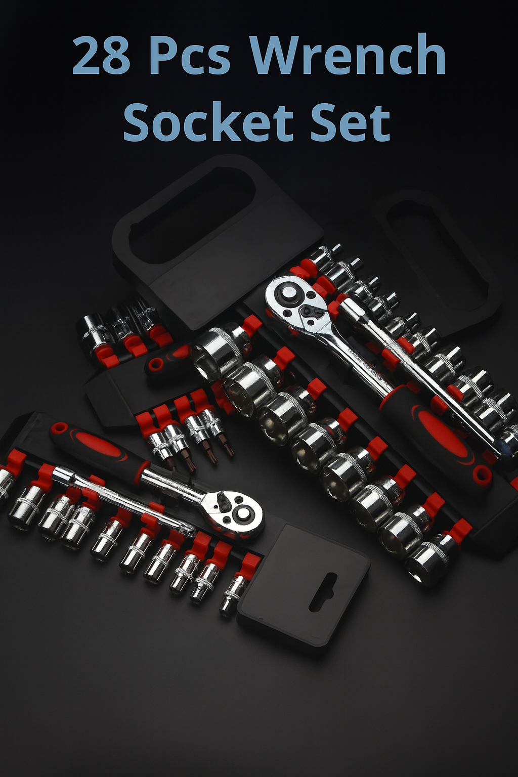 Zyphoraa™ 12 Pcs Wrench Socket Set