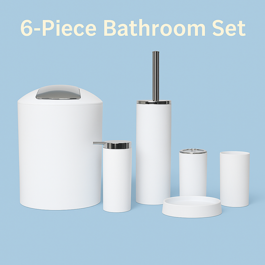 Zyphoraa™ 6 Pieces Bathroom Set