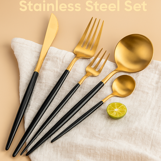 Zyphoraa™ 24-Piece Stainless Steel Set