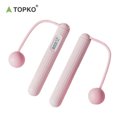 TOPKO Stocked High Quality Weighted PVC Racing Jump Rope Smart Dual-purpose Jump Rope