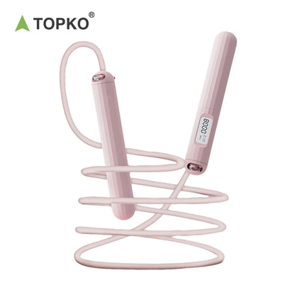 TOPKO Stocked High Quality Weighted PVC Racing Jump Rope Smart Dual-purpose Jump Rope