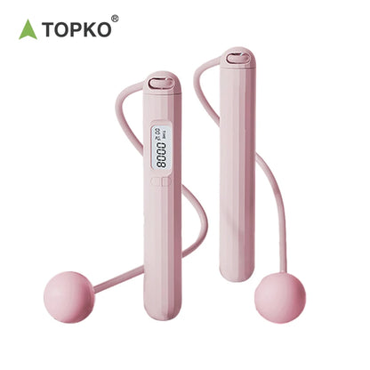 TOPKO Stocked High Quality Weighted PVC Racing Jump Rope Smart Dual-purpose Jump Rope