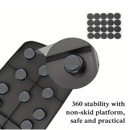 Multi-functional prone push-up board fitness board, suitable for home exercise and muscle training. Foldable exercise aid tool.