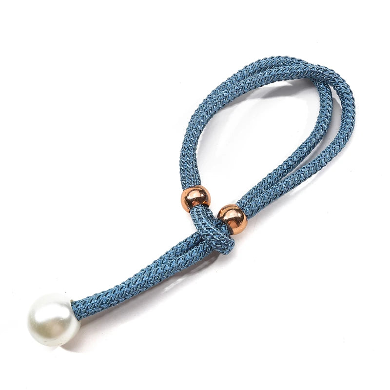 Pearl Curtain Tiebacks, Curtain Pearl Tiebacks, Decorative Fixings, Rope Curtain Tiebacks No Punch Adjustable Pull-outs