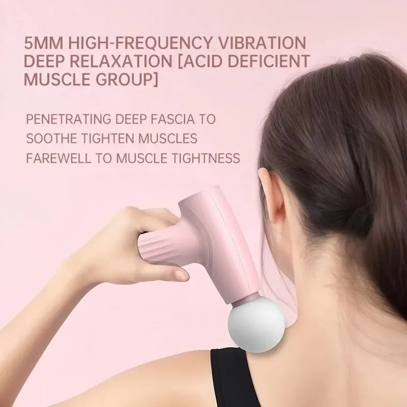 Fascia Gun Mini Massage Gun Protable Body Handheld Massager For Body Back Neck Arm Leg Deep Tissue Handheld Massage Gun 2025 NEW