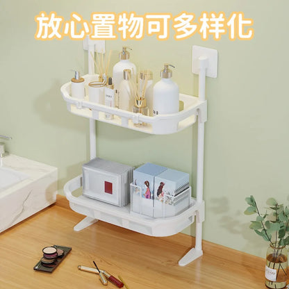 NEW 3-Tier Over The Toilet Rack Standing Plastic Storage Racks Food Storage and Organizing Shelves Vertical Plastic Toilet Stand