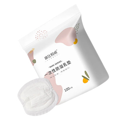 100pcs Disposable Breastfeeding Breast Pads Breathable Breast Nursing Pads