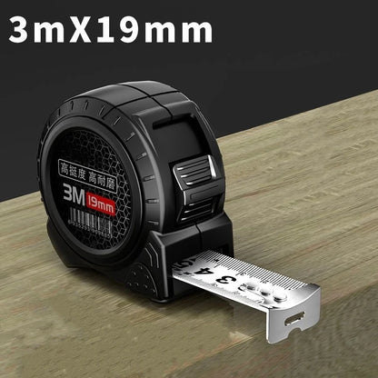 1/5 PCS Self Locking Fluorescent Steel Tape Measure High-Precision Laser Inkjet Code Box Ruler Measuring Tool Meter Ruler