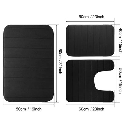 Zyphoraa™ Memory Foam Bath Mat Set