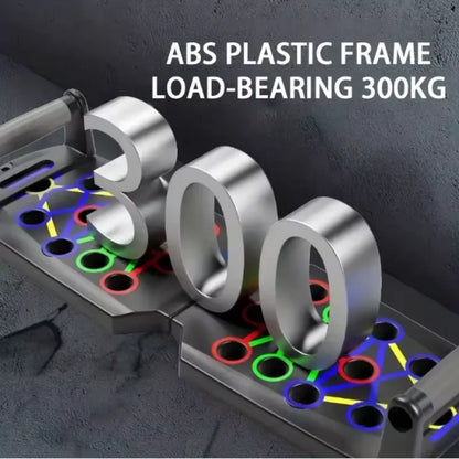 Multi-functional prone push-up board fitness board, suitable for home exercise and muscle training. Foldable exercise aid tool.