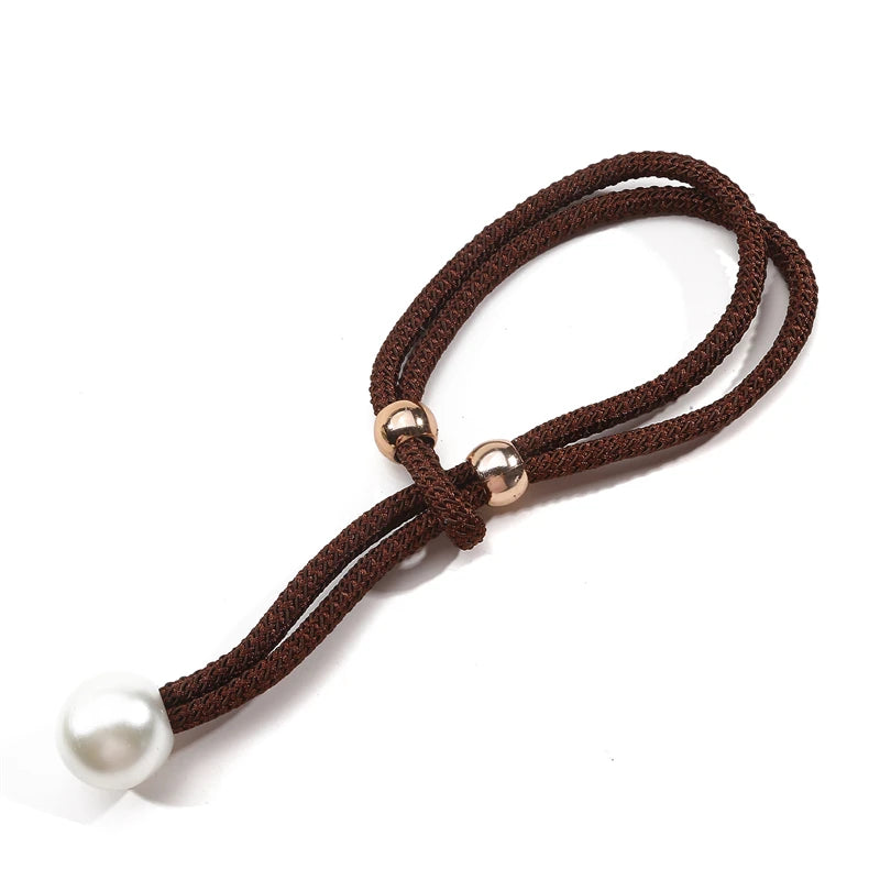 Pearl Curtain Tiebacks, Curtain Pearl Tiebacks, Decorative Fixings, Rope Curtain Tiebacks No Punch Adjustable Pull-outs