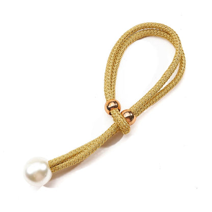 Pearl Curtain Tiebacks, Curtain Pearl Tiebacks, Decorative Fixings, Rope Curtain Tiebacks No Punch Adjustable Pull-outs