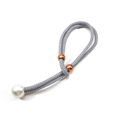 Pearl Curtain Tiebacks, Curtain Pearl Tiebacks, Decorative Fixings, Rope Curtain Tiebacks No Punch Adjustable Pull-outs