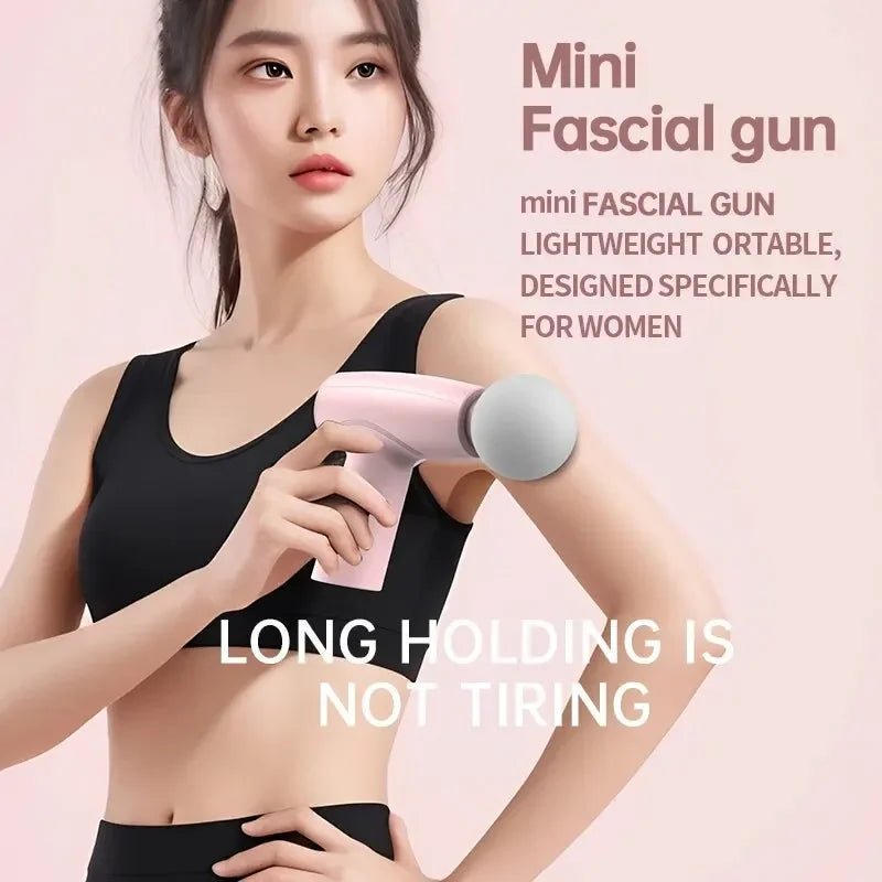 Fascia Gun Mini Massage Gun Protable Body Handheld Massager For Body Back Neck Arm Leg Deep Tissue Handheld Massage Gun 2025 NEW
