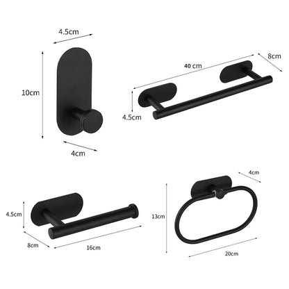 Zyphoraa™ 2-Pack Toilet Roll & Towel Holder Set