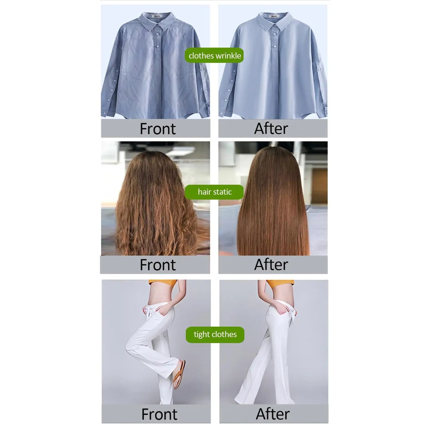 Anti Static Spray Static Guard Travel Size Anti Crimping Spray Anti Crimping Spray For Clothes Hair Antistatic Spray Travel